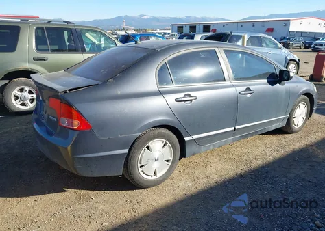 2008 Honda Civic Hybrid из США, поврежденный, VIN JHMFA36298S003057